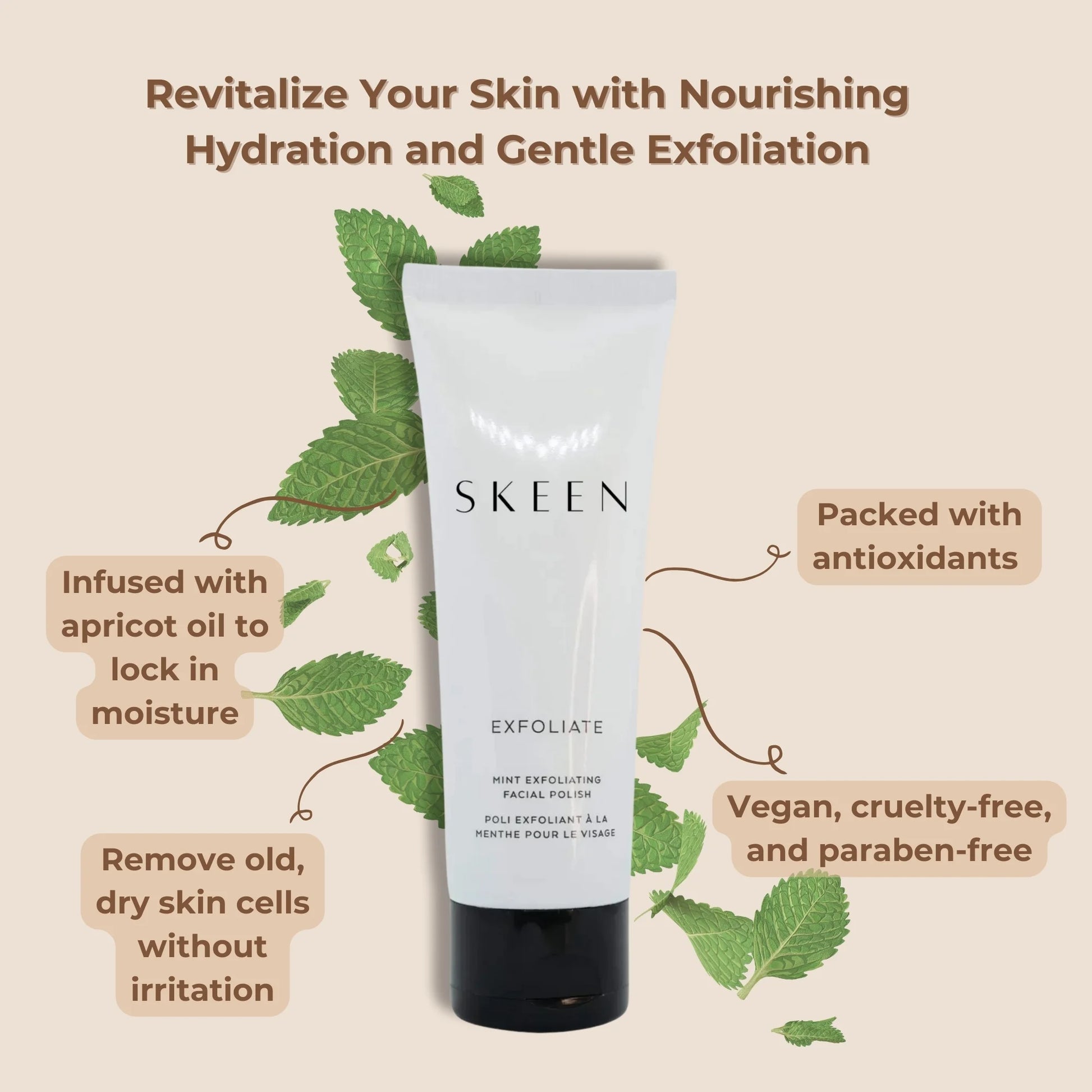 Minty Fresh Exfoliating Scrub - The Skeen Co.